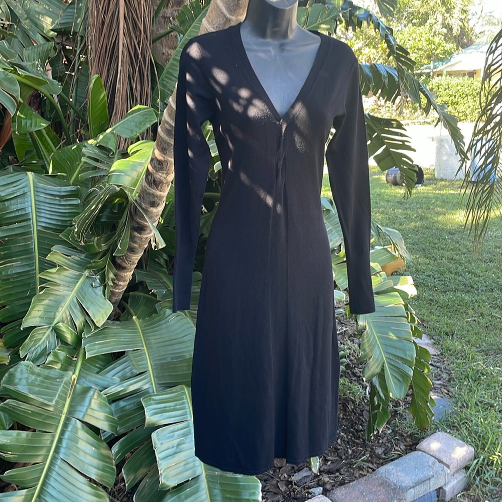 BCBG cableknit midi dress